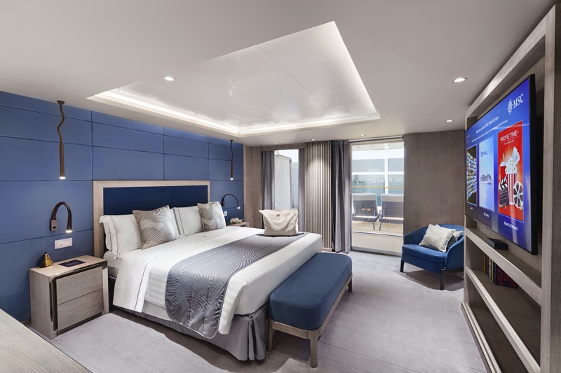 MSC Yacht Club Owner's Suite with Whirlpool Bath